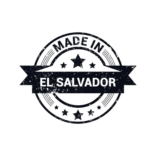 Se v el Salvadoru razítko — Stockový vektor