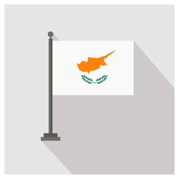 Cipro Paese bandiera — Vettoriale Stock