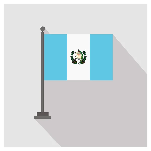 危地马拉国国旗 — 图库矢量图片