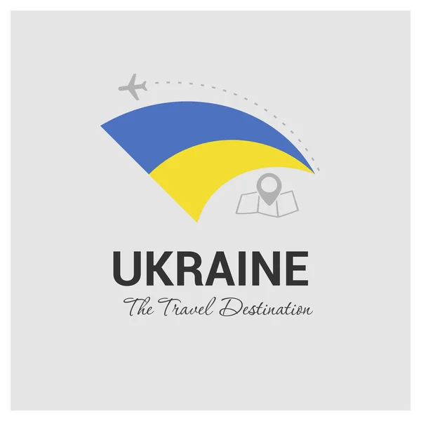 乌克兰旅游标志 — 图库矢量图片