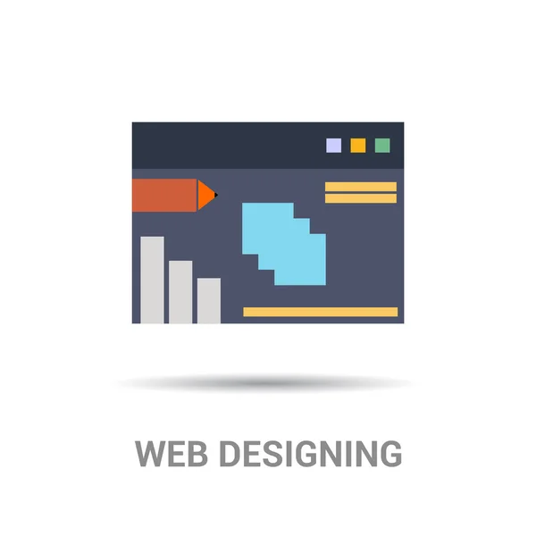 Responsive Web Design Line Pictogram — Stockvector