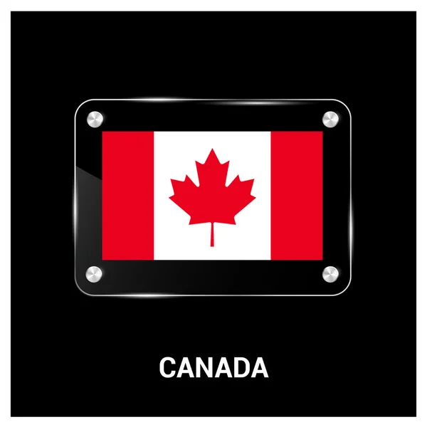 Флагманский знак Канады — стоковый вектор