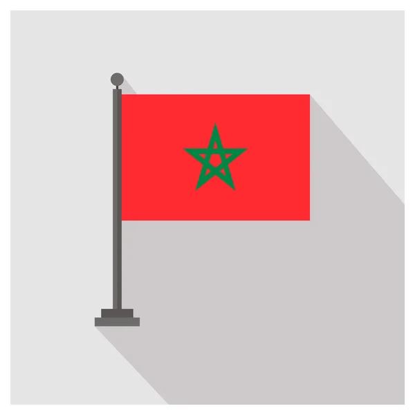 Morocco Country flag — Stock Vector