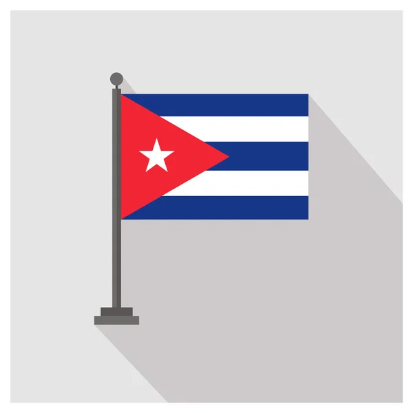 Bandera de Cuba — Archivo Imágenes Vectoriales