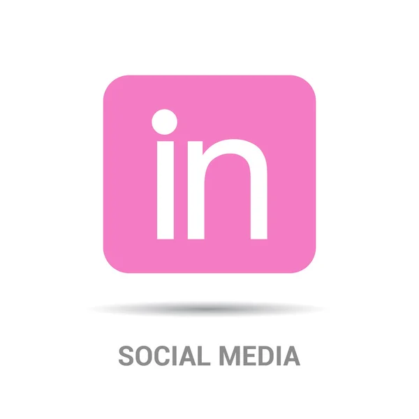 Sociala medier logo ikon — Stock vektor