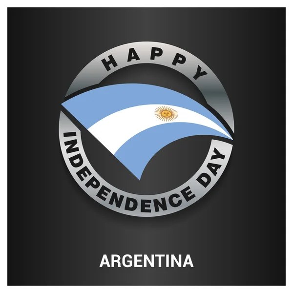 Insígnia do dia da independência Argentina —  Vetores de Stock