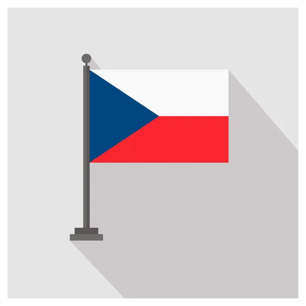 Czech Republic Country flag — Stock Vector