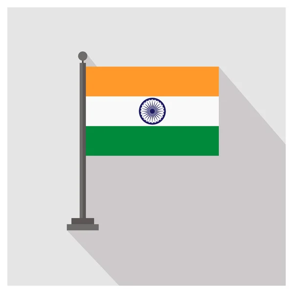 India Paese bandiera — Vettoriale Stock