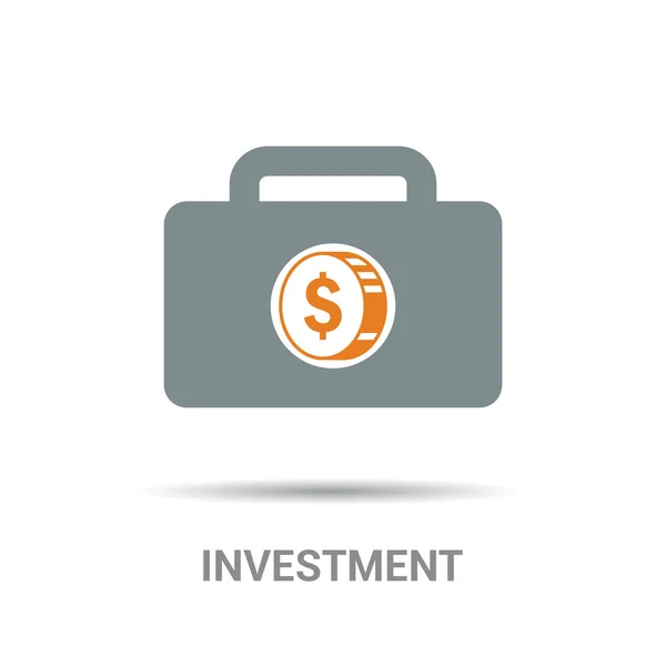 Money Bag Briefcase Icon — Stock Vector
