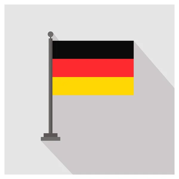 Germania Paese Bandiera — Vettoriale Stock