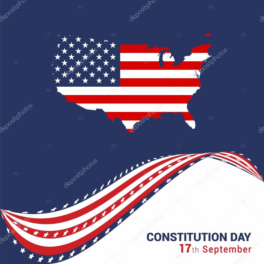 America Constitution Day Poster Stock Vector By ©ibrandify 93735440