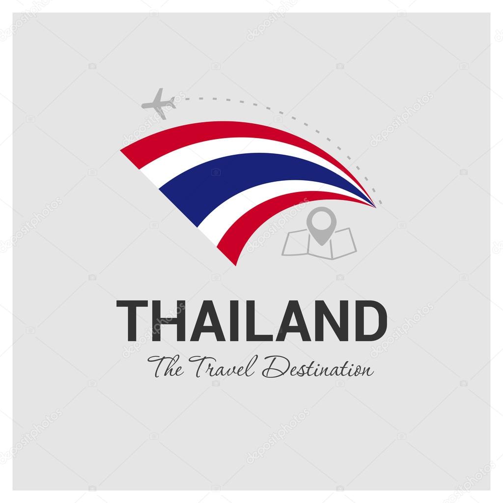 Thailand Travel Logo Stock Vector by ©ibrandify 93739246