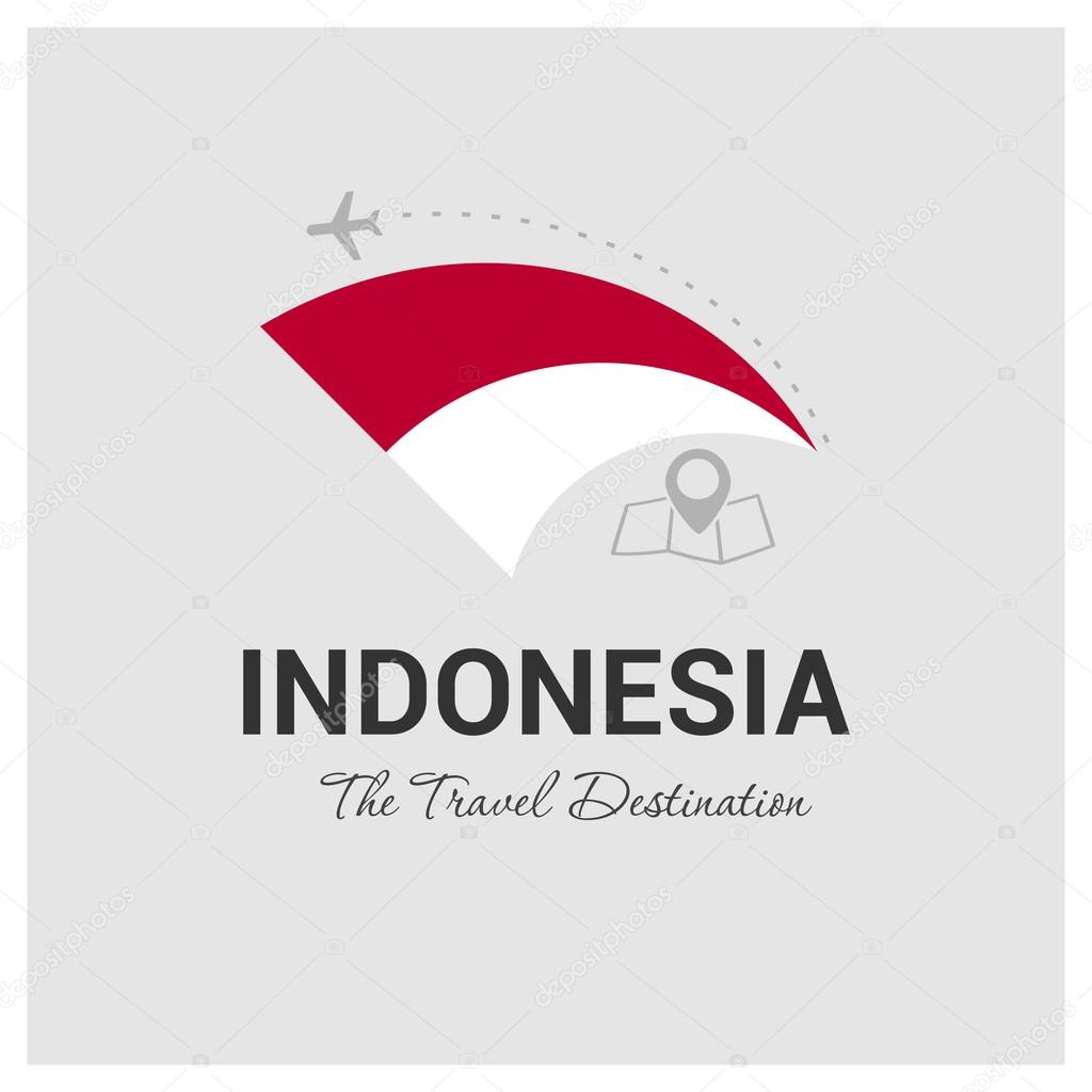 Indonesia Travel Logo
