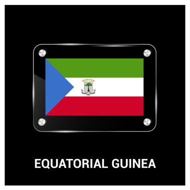 Ekvator Ginesi bayrak cam levha