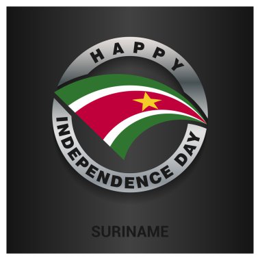 Surinam Bağımsızlık günü rozeti