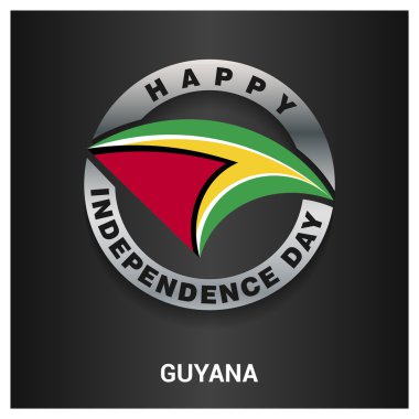 Guyana Bağımsızlık günü rozeti