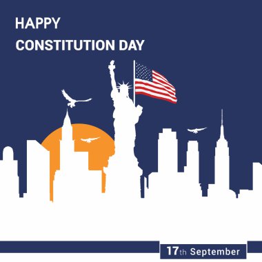 Amerika Anayasa gün Poster
