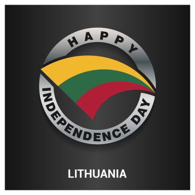 Litvanya Bağımsızlık günü rozeti