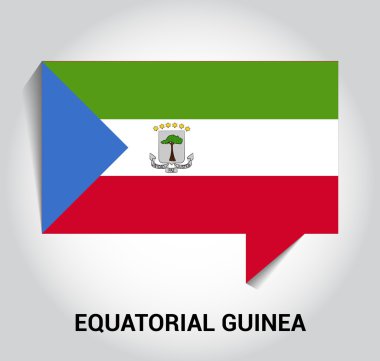 Ekvator Ginesi bayrak konuşma balonu