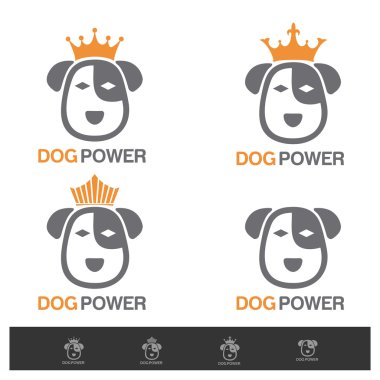 soyut Kral köpek güç logolar