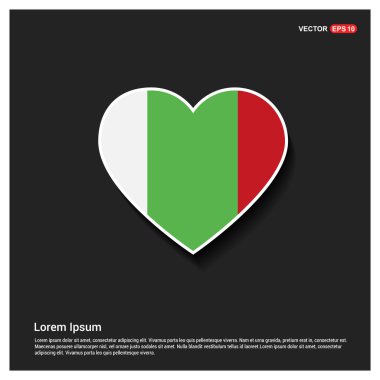 Kalp şekli Bulgaristan bayrağı