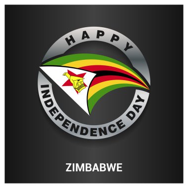 Zimbabve Bağımsızlık günü rozeti