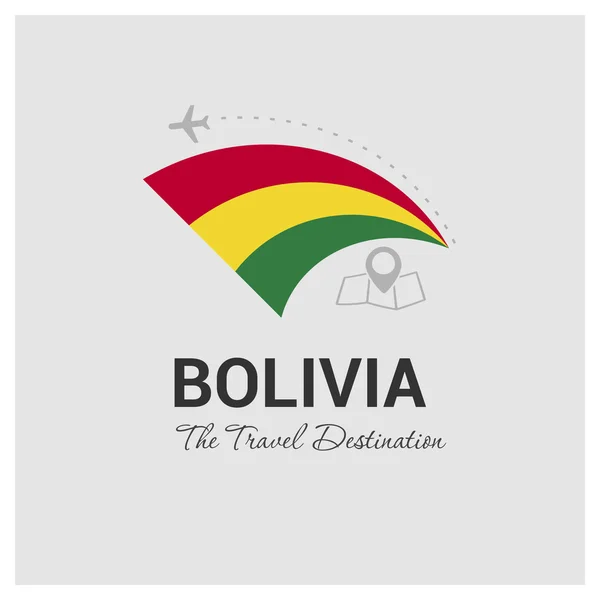 Logo de Bolivia Travel — Vector de stock