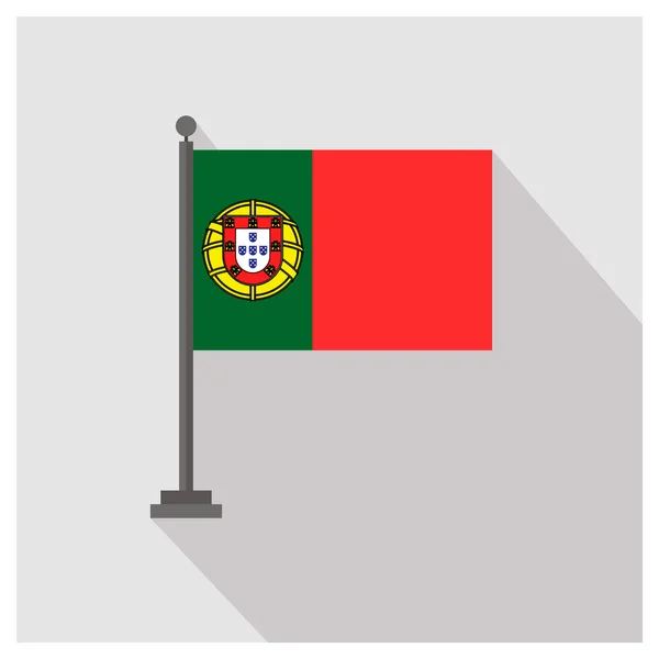 Portugal País Bandeira — Vetor de Stock