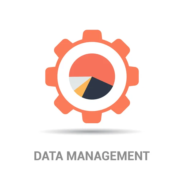 Icona di gestione dei dati — Vettoriale Stock