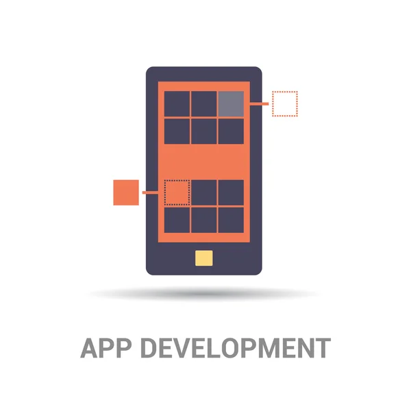 App development icon — Stock Vector