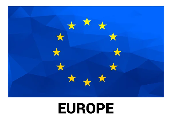 Drapeau de l'Union européenne — Image vectorielle