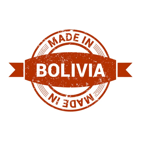 Vyrobené v Bolívii razítko — Stockový vektor