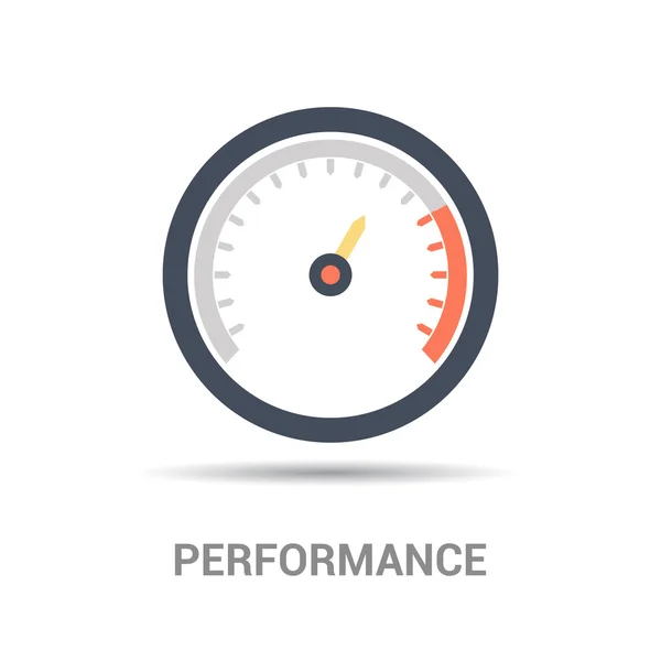 Work performance icon — Stock Vector