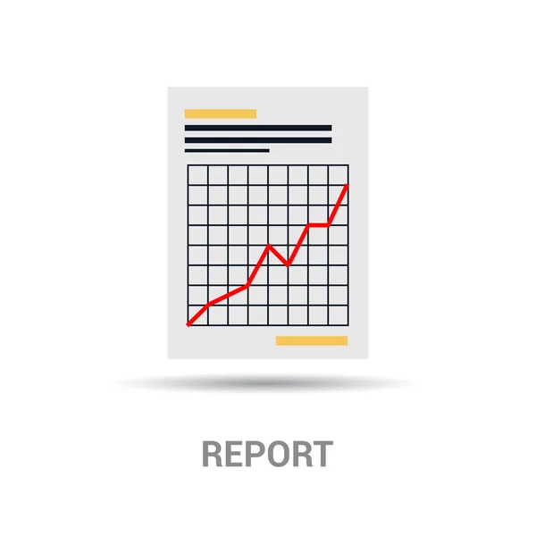 Zakelijke rapportpictogram — Stockvector