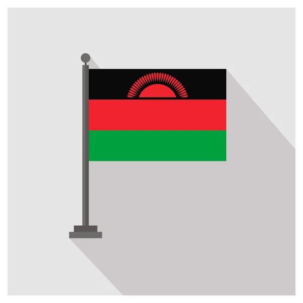 Χώρα σημαία του Μαλάουι — Διανυσματικό Αρχείο