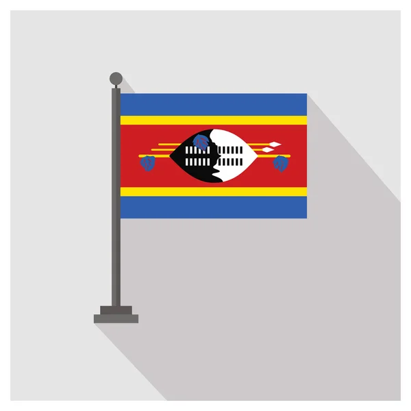 Прапор Свазіленду країни — стоковий вектор