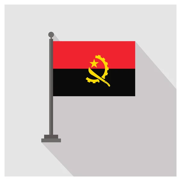 Флаг Анголы — стоковый вектор