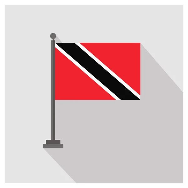 Trinidad land flagga — Stock vektor