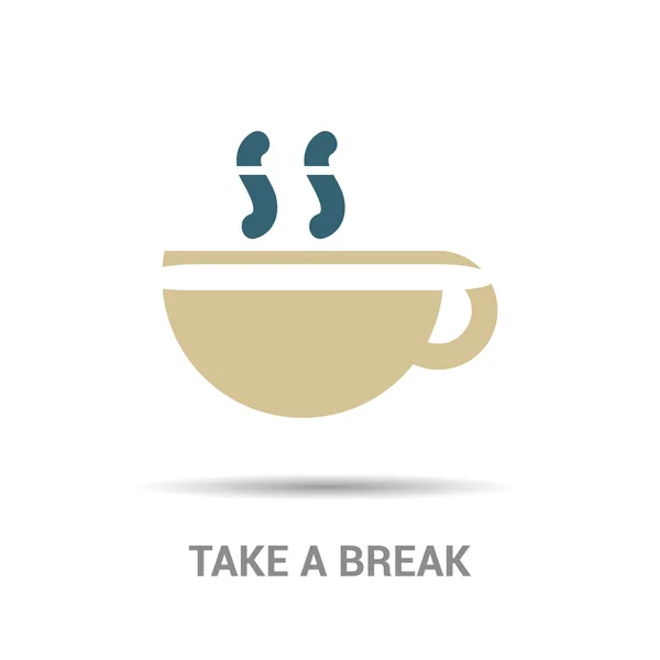 ไอคอนถ้วยกาแฟ — ภาพเวกเตอร์สต็อก