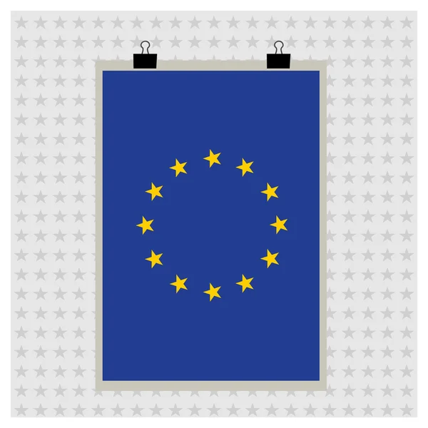 Drapeau de l'Union européenne — Image vectorielle