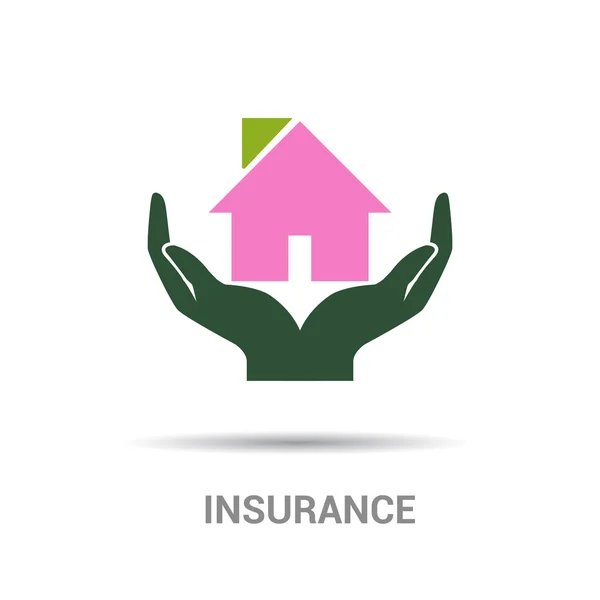 Icône assurance habitation — Image vectorielle