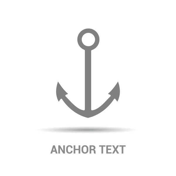 Icono del ancla náutica — Archivo Imágenes Vectoriales
