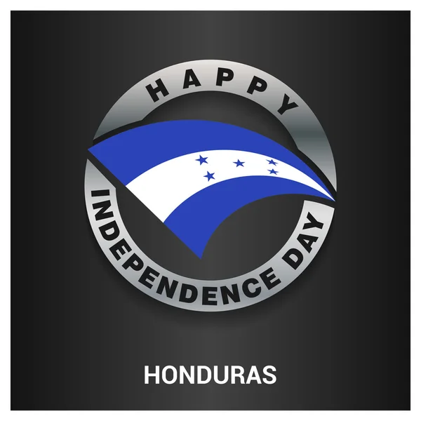 Distintivo do dia da independência de Honduras —  Vetores de Stock