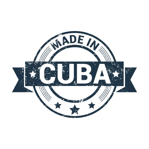 Gjord i 100% Kuba — Stock vektor