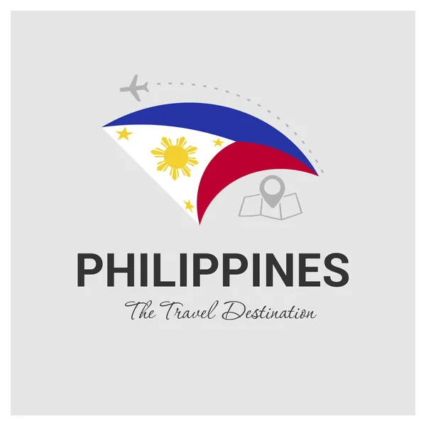 Filipine Travel Logo — Vector de stoc