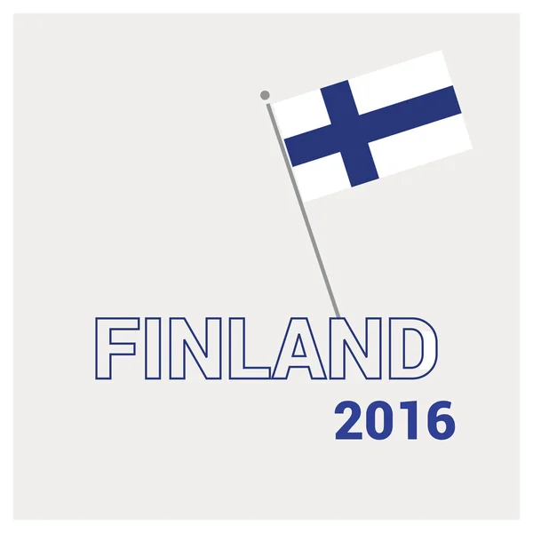 Finlandia Día de la Independencia — Vector de stock