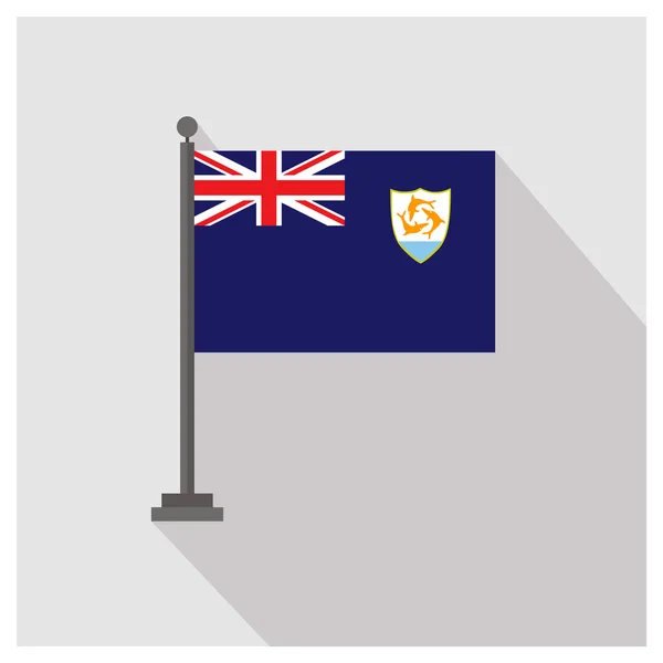 Σημαία της Ανγκουίλας χώρα — Διανυσματικό Αρχείο