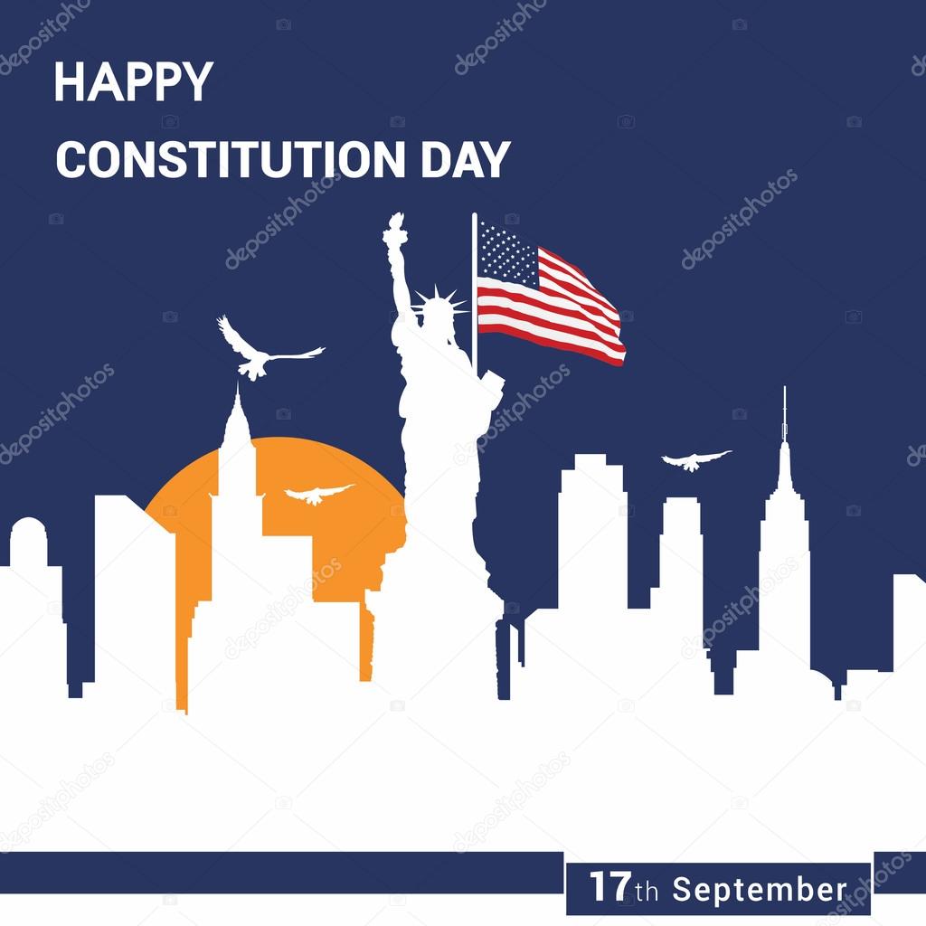 America Constitution Day Poster