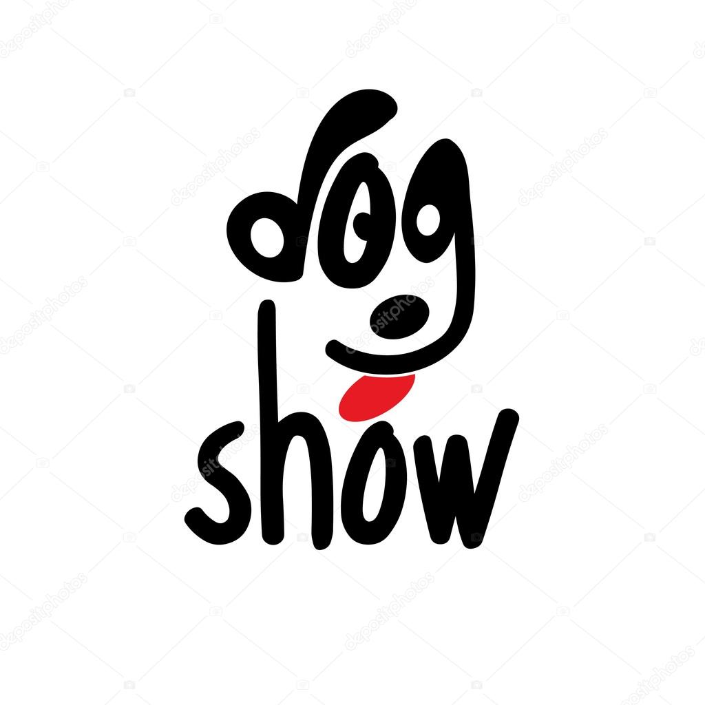 Dog Show sign vector illustration