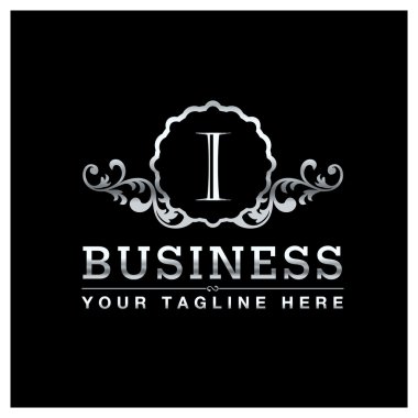 Buisiness Logo tasarımı ile gümüş harf ı